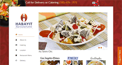 Desktop Screenshot of habayitrestaurant.com